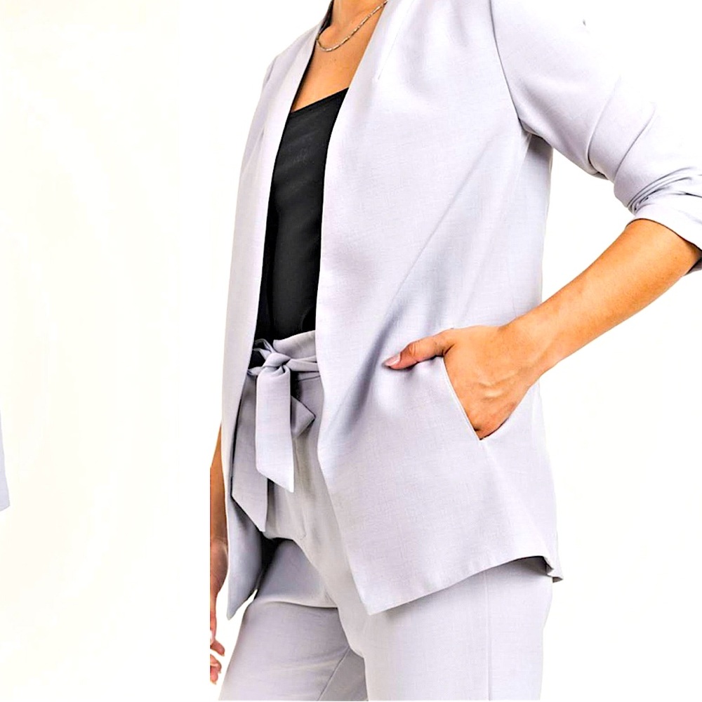 Ann Taylor Factory NWT dusty blue blazer
